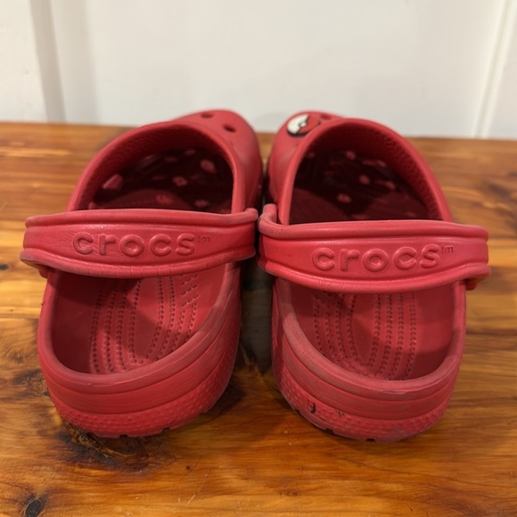 Crocs Classic Red Clogs with Jibbitz Rose Flash Pokemon Captain America - Picture 9 of 9